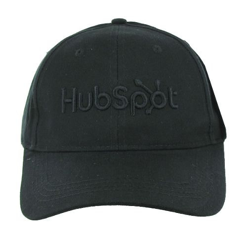 tech company swag hat with a logo