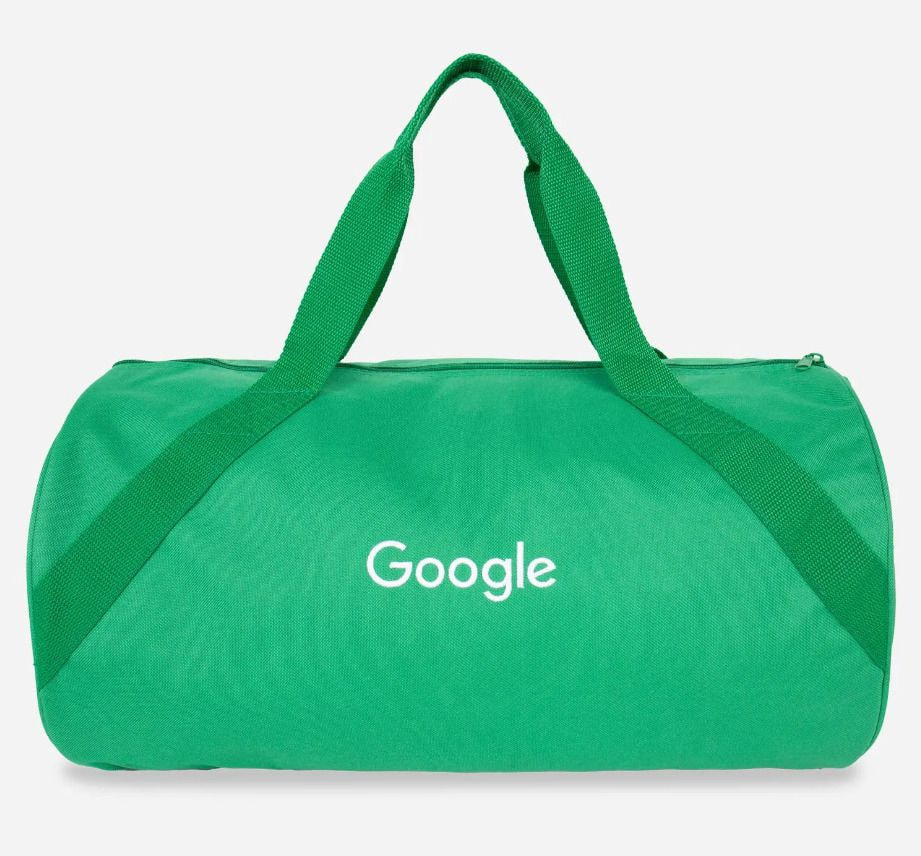 google company swag duffle bag