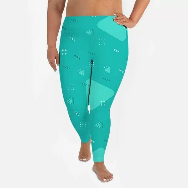 All-Over Print Plus Size Leggings
