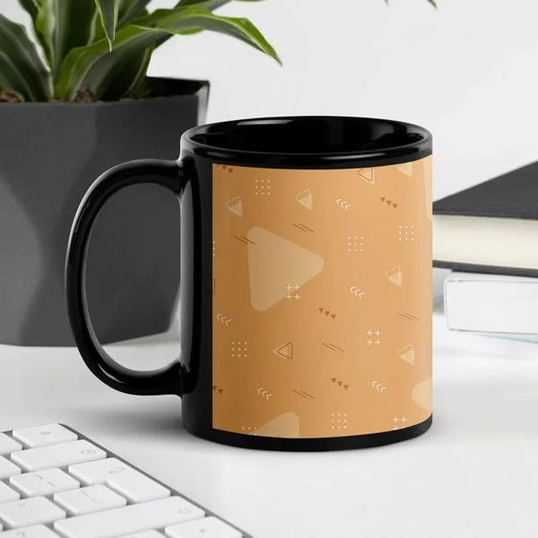 Black Glossy Mug
